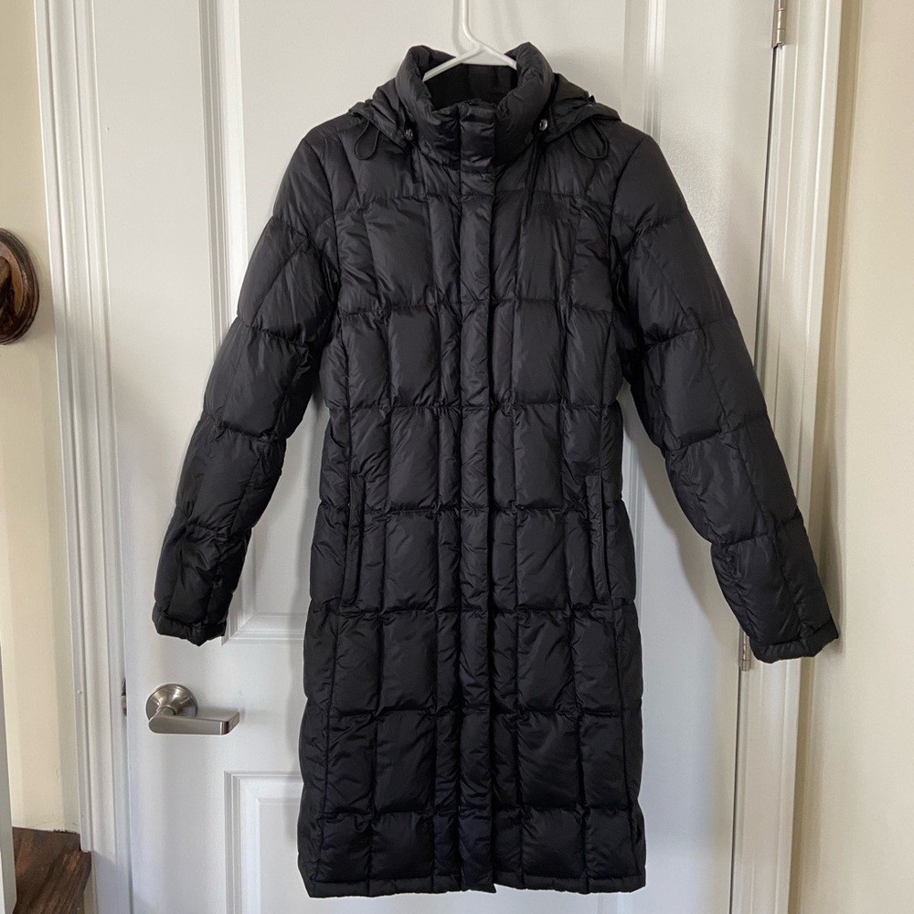 The North Face Black Long Puffer Coat